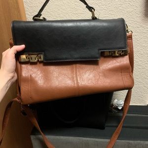 Cute Two tone School bag